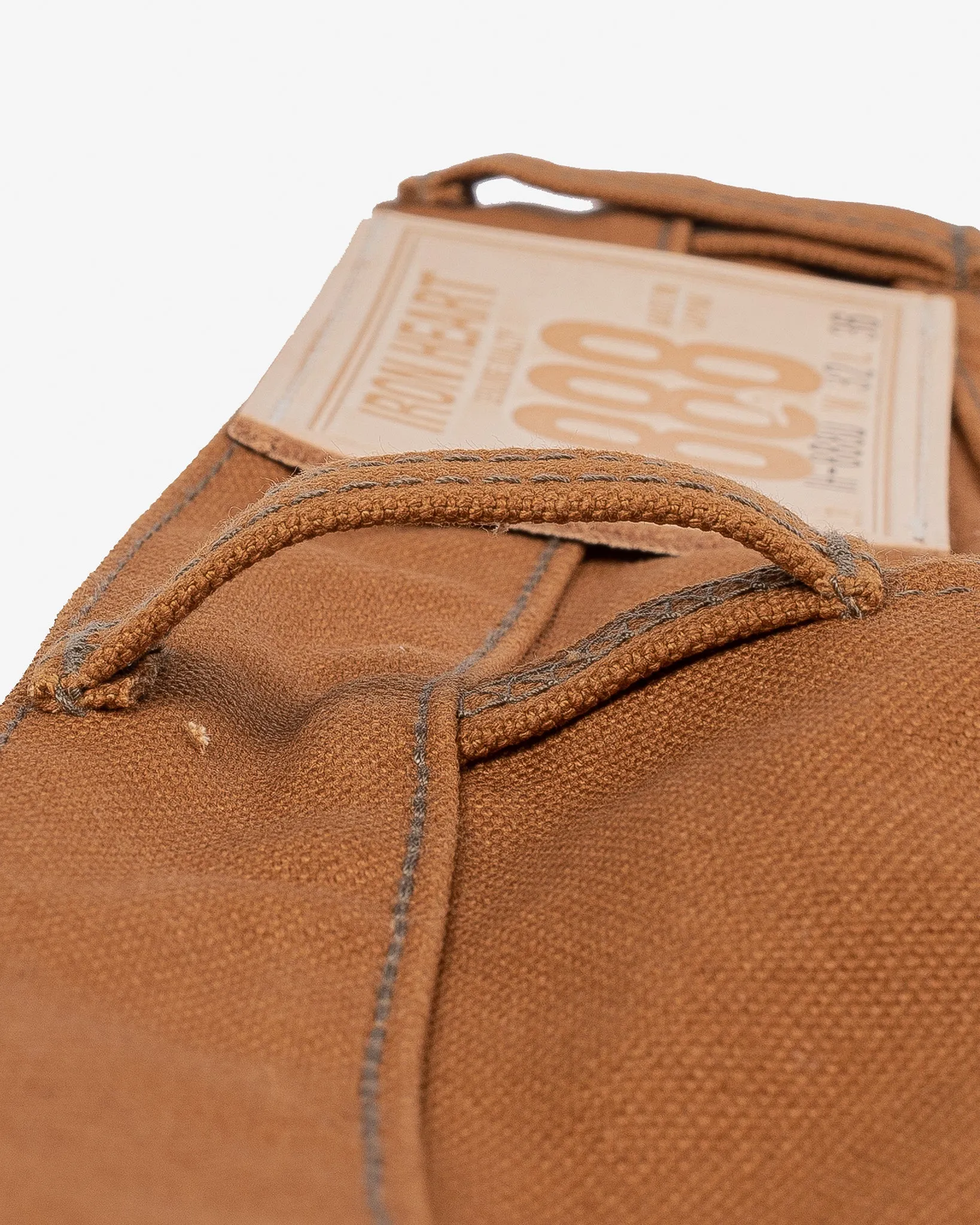 17oz Duck Relaxed Tapered Cut Jeans - Brown