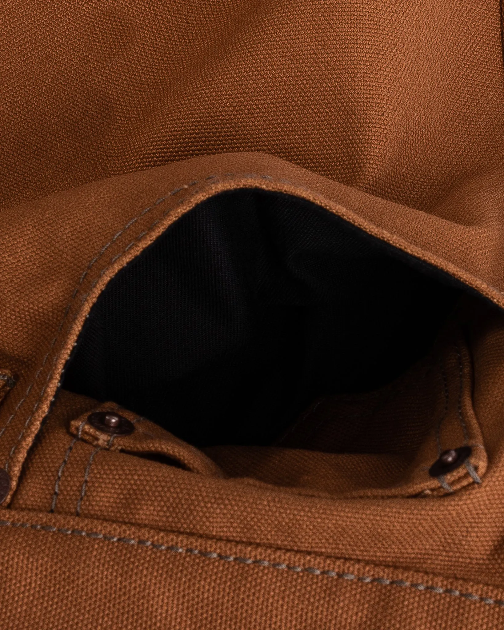 17oz Duck Relaxed Tapered Cut Jeans - Brown