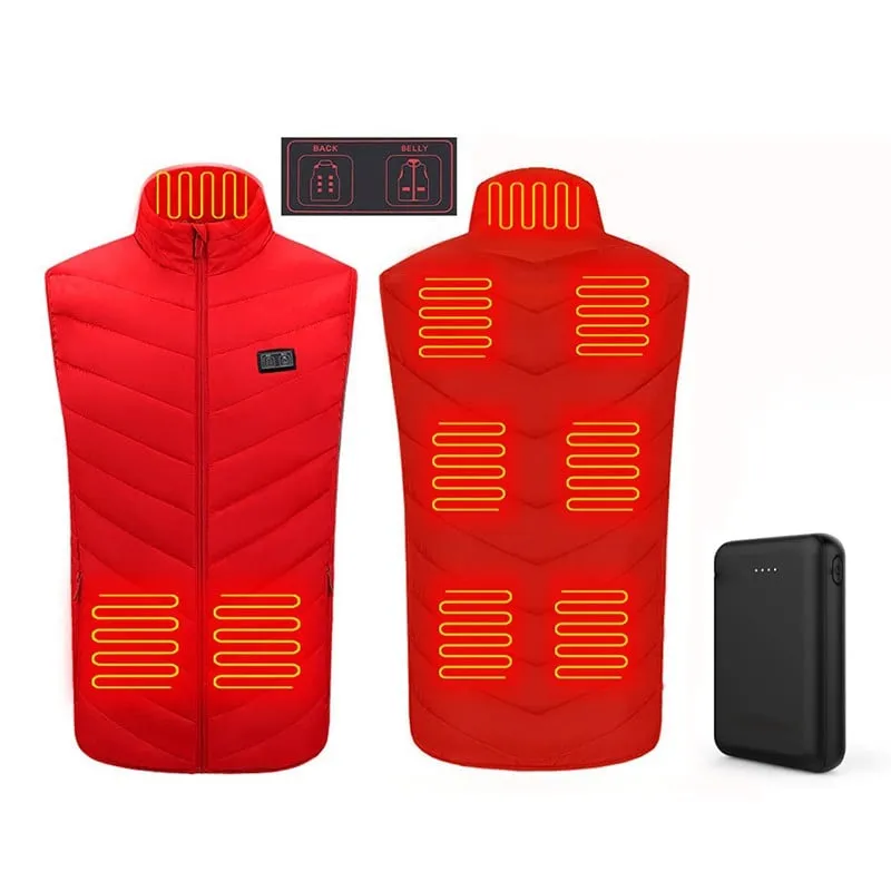 2022 Updated Version Two-touch LED Controller Heated Vest For Men & Women
