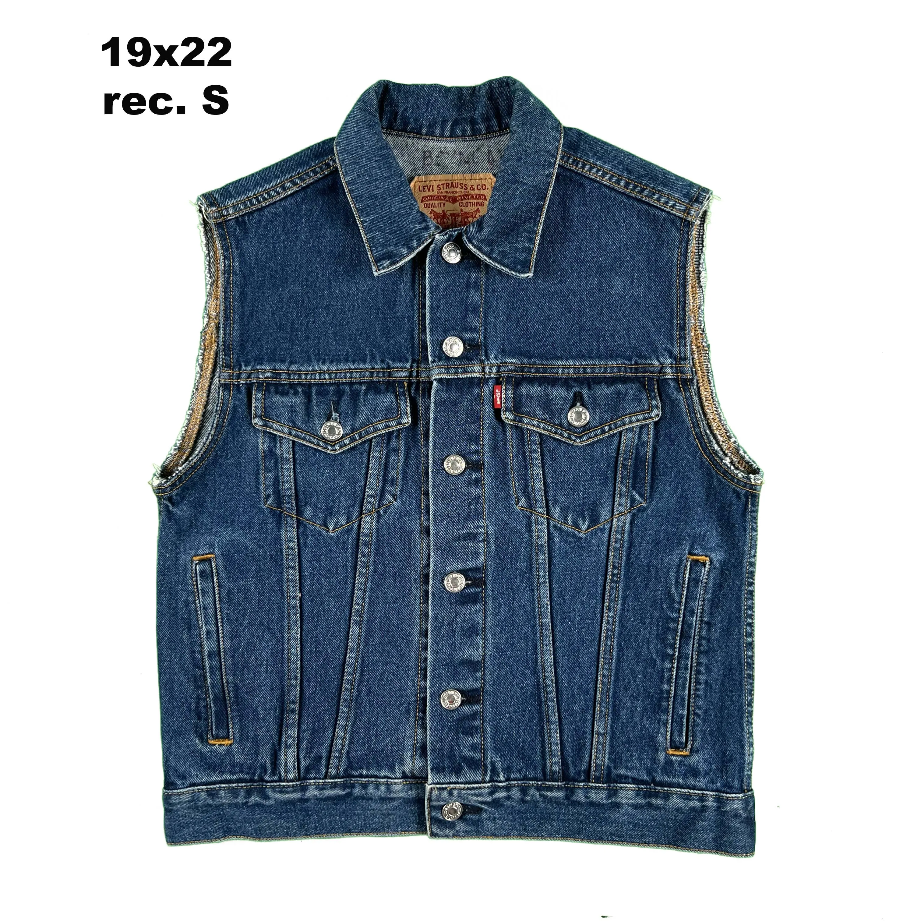80s/90s Levi's Type 3 Denim Trucker Vests- SELECT VEST