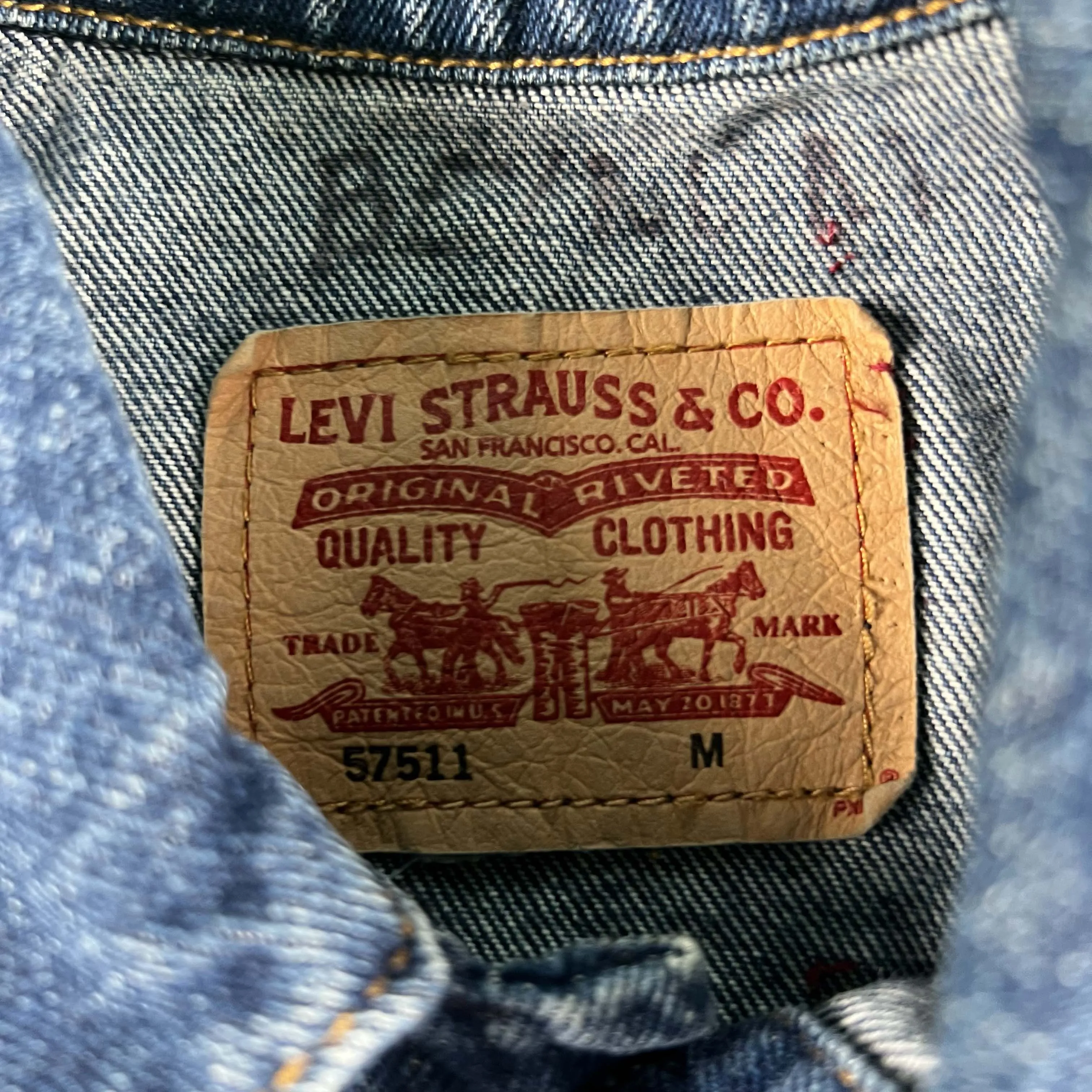 80s/90s Levi's Type 3 Denim Trucker Vests- SELECT VEST