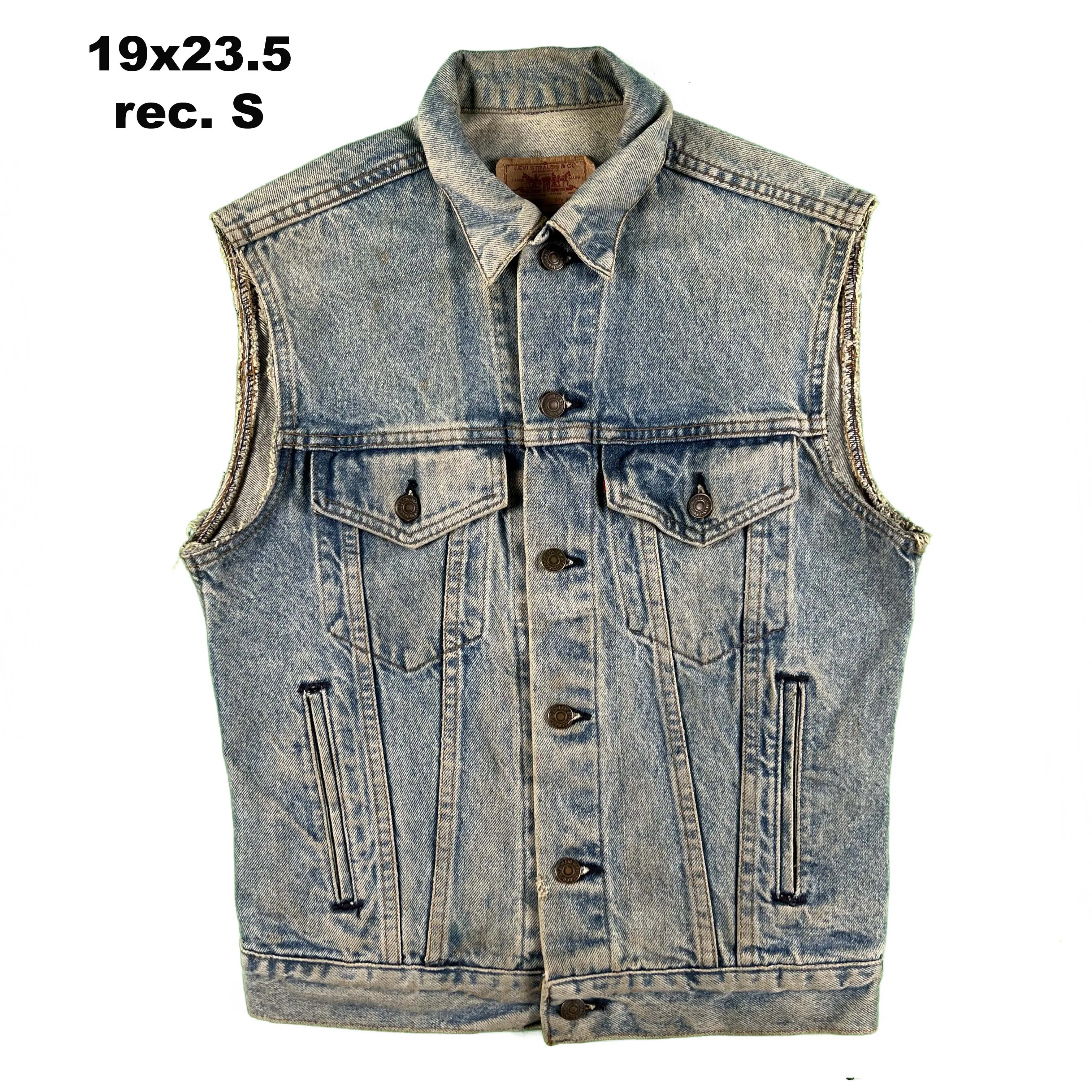 80s/90s Levi's Type 3 Denim Trucker Vests- SELECT VEST