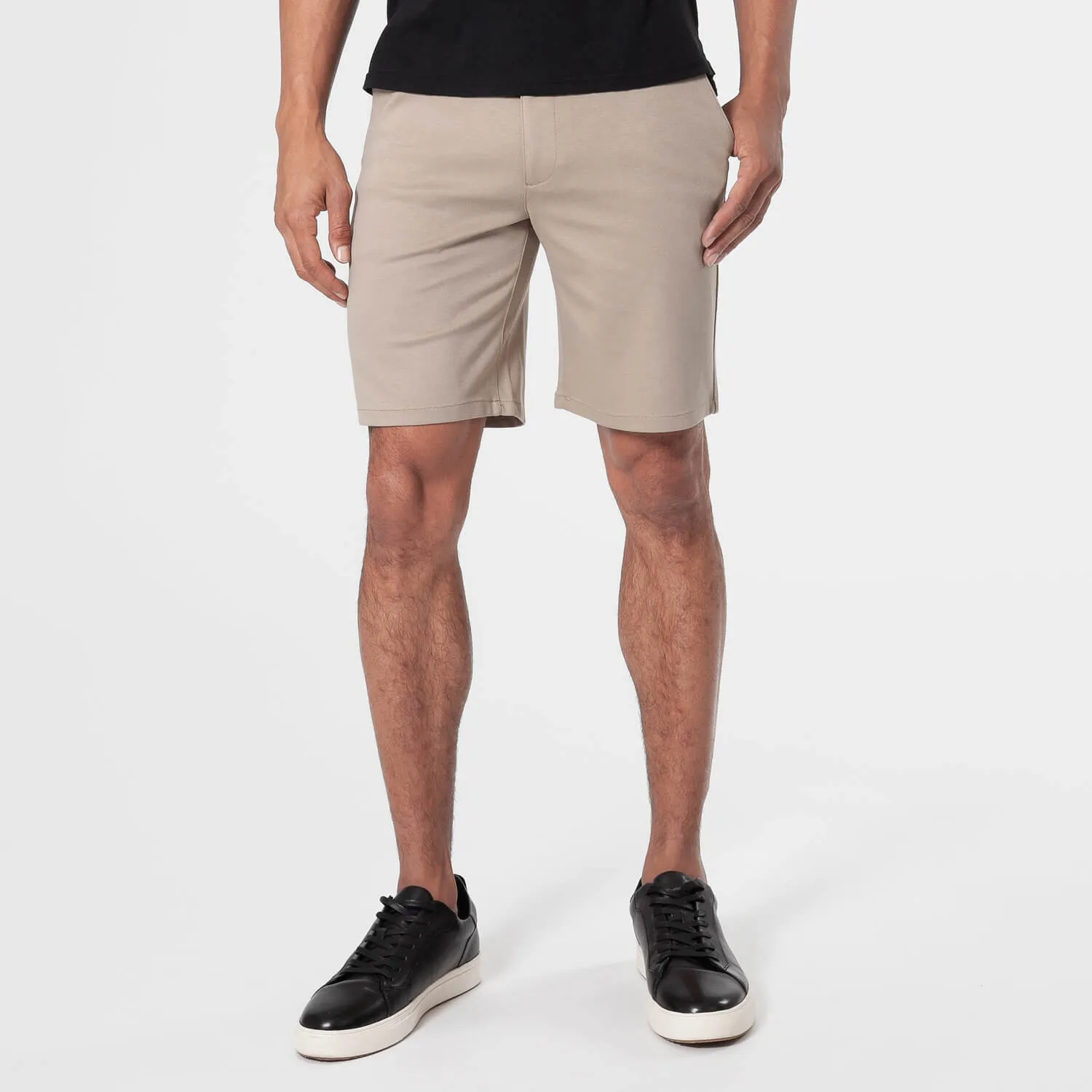 9" Neutral Comfort Knit Chino Shorts 3-Pack