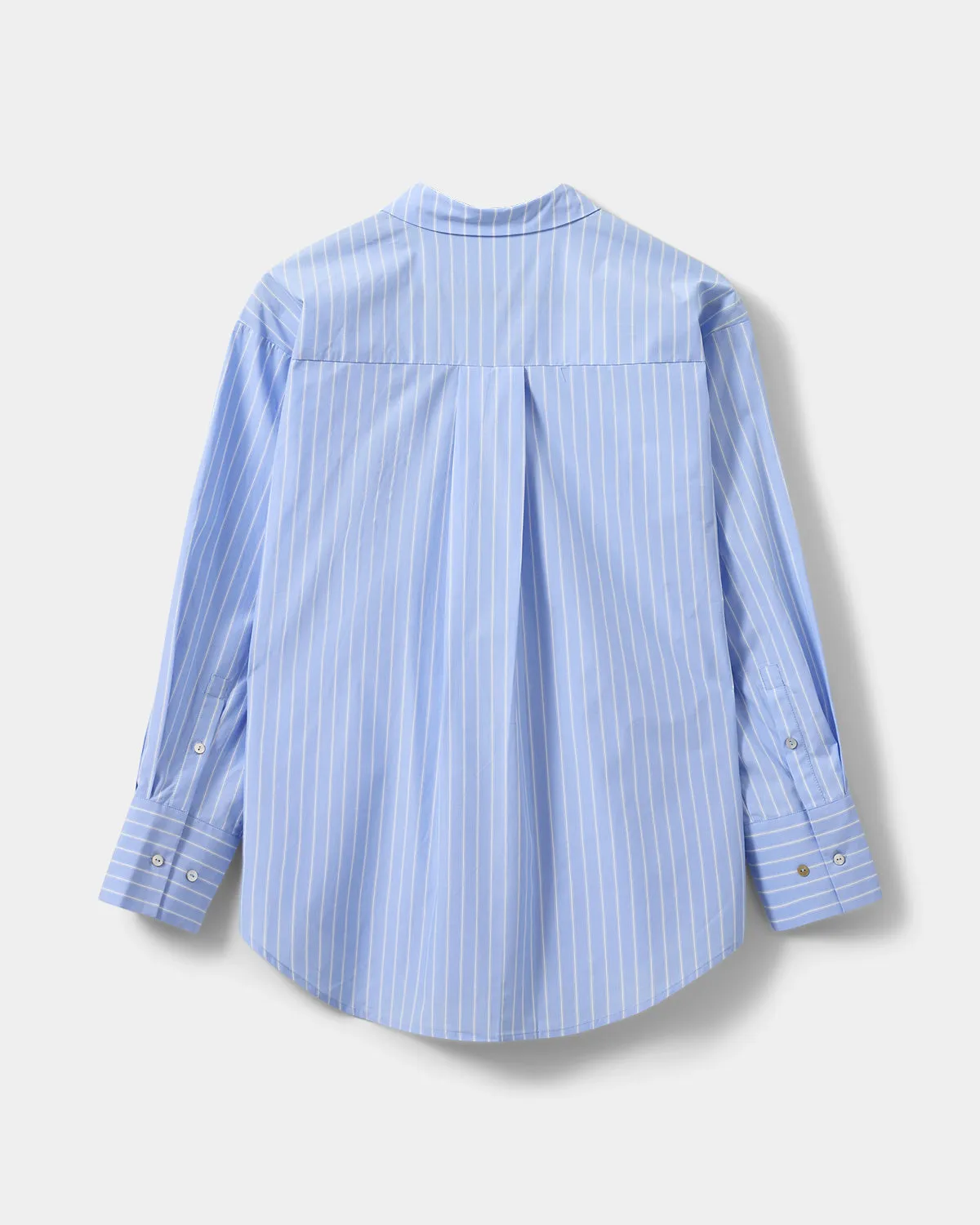 ADALENESW SHIRT - Light Blue striped