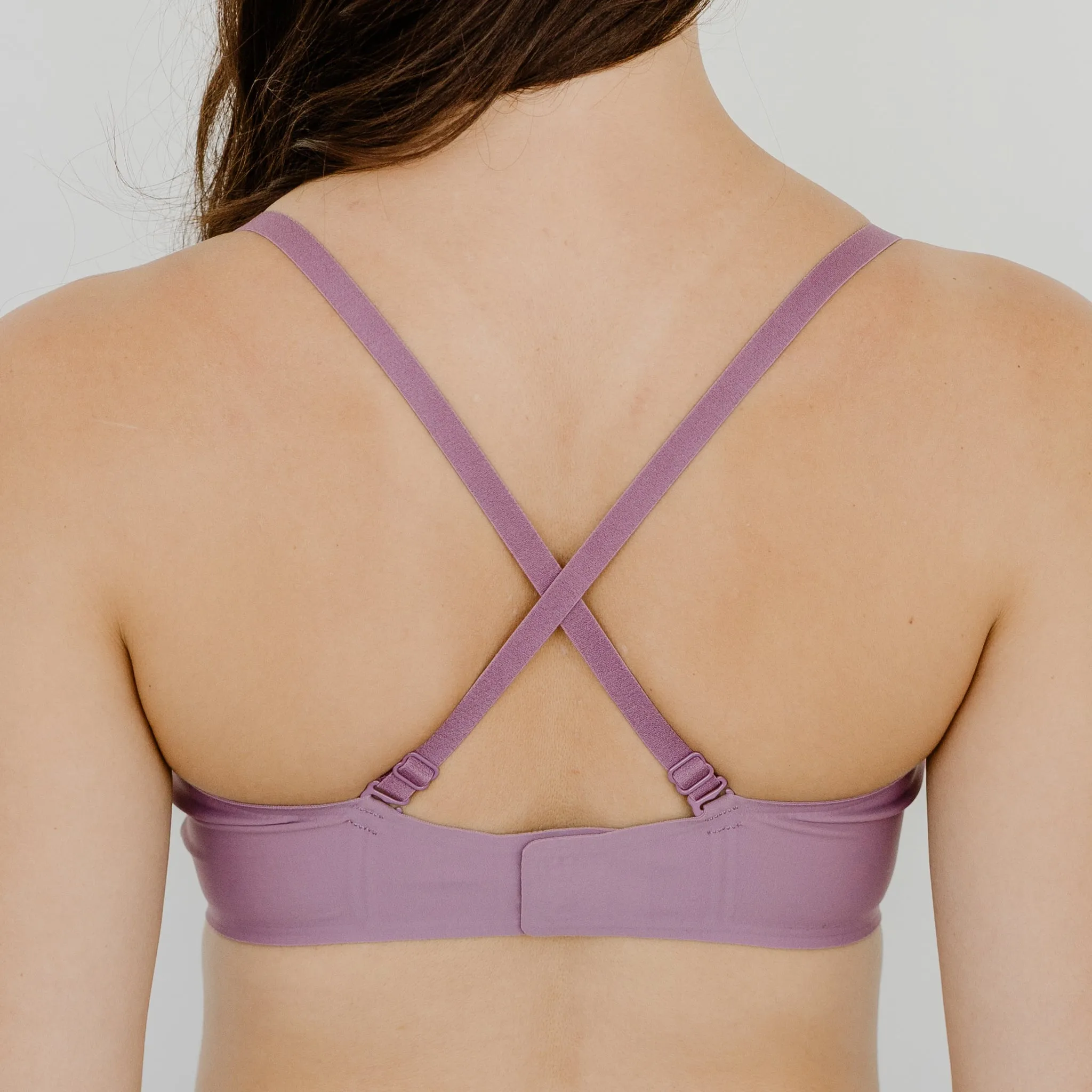 Air-ee Seamless Bra in Lilac - Square Neck (Superfine) (Size XL Only)