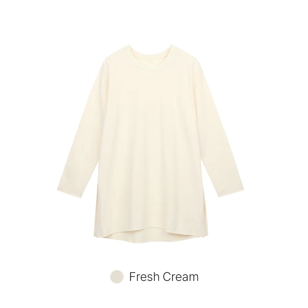 Airy Fit Side-Slit Long Sleeve