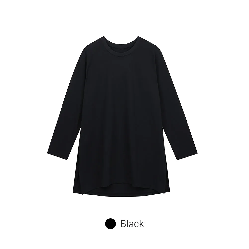 Airy Fit Side-Slit Long Sleeve