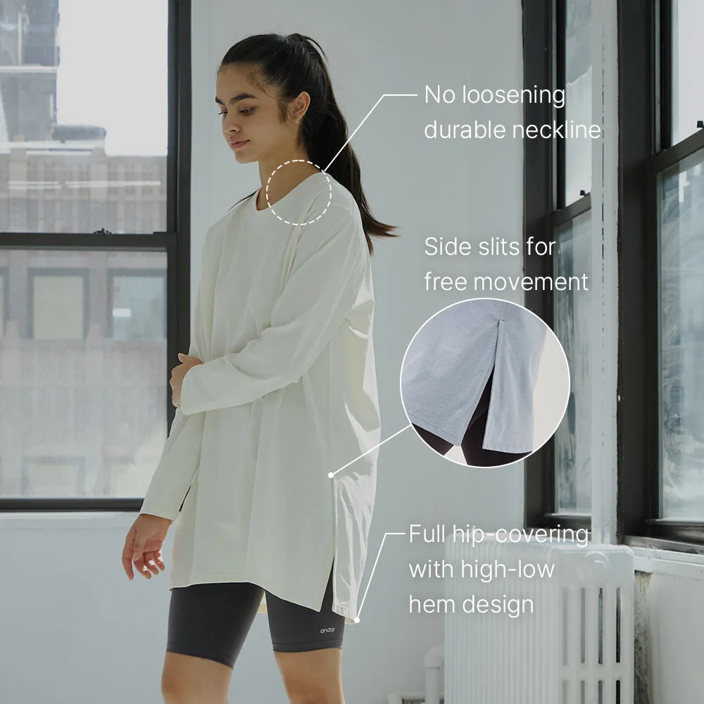 Airy Fit Side-Slit Long Sleeve