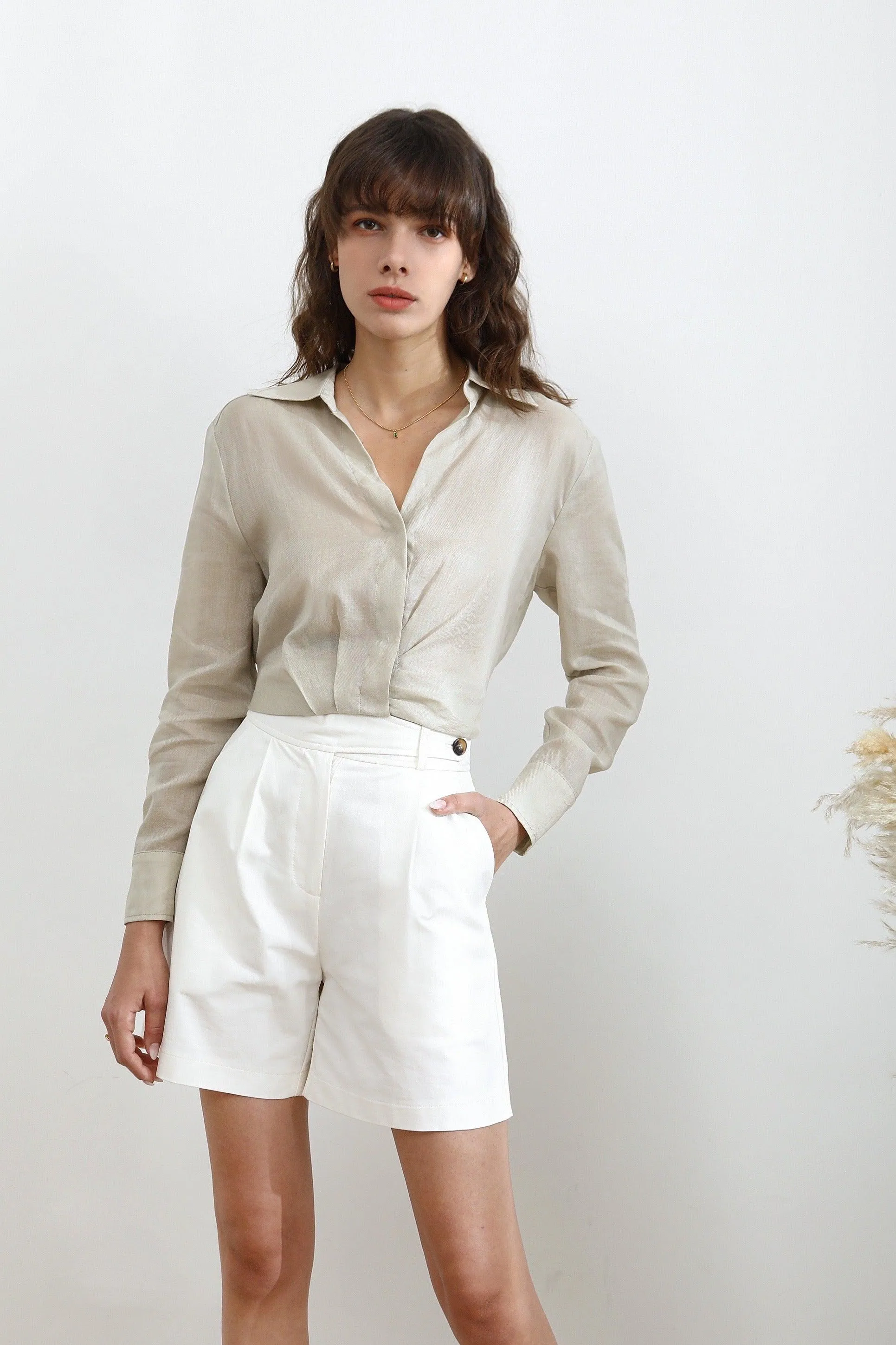 Airy Linen And Tencel Top