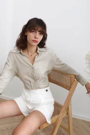 Airy Linen And Tencel Top