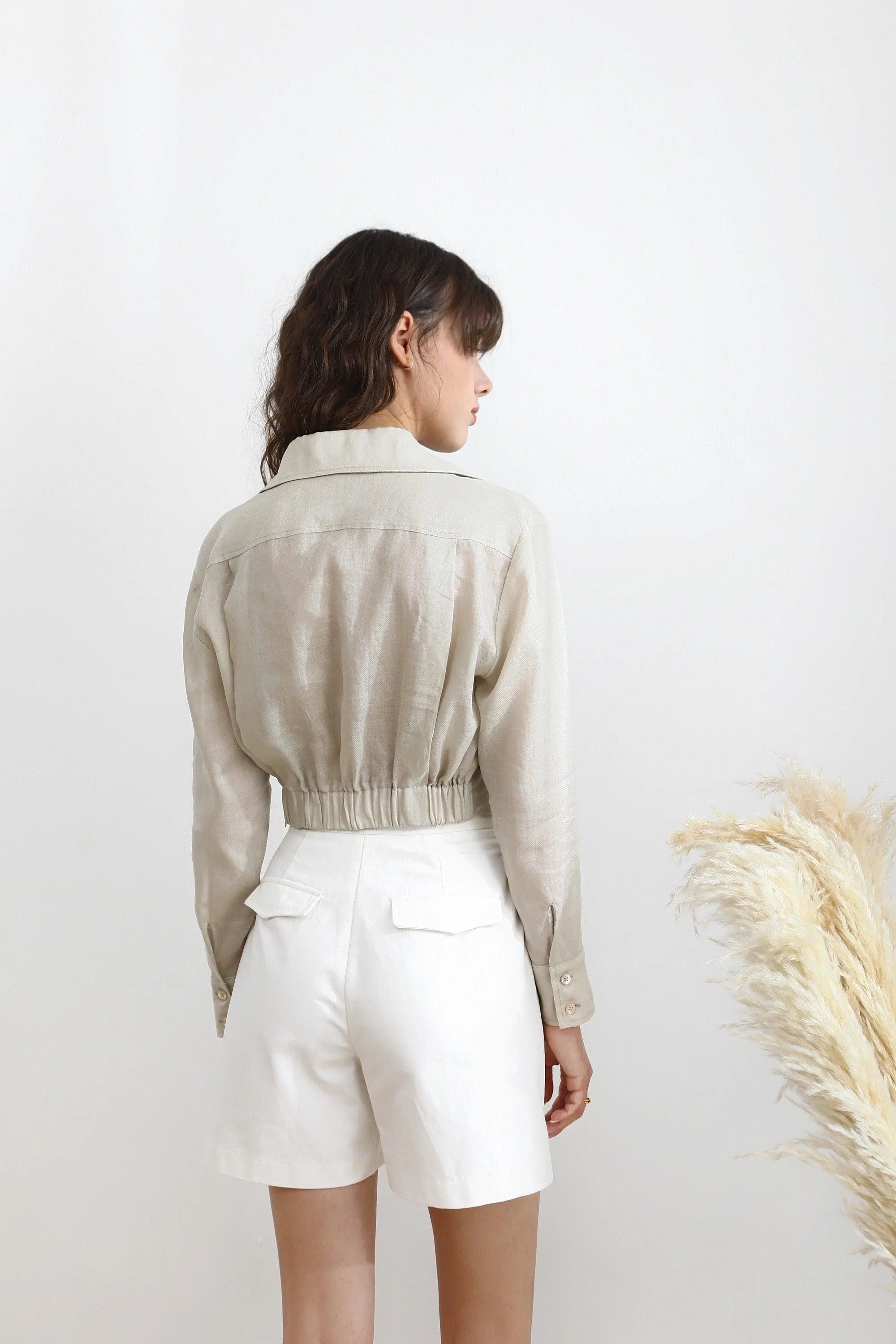 Airy Linen And Tencel Top