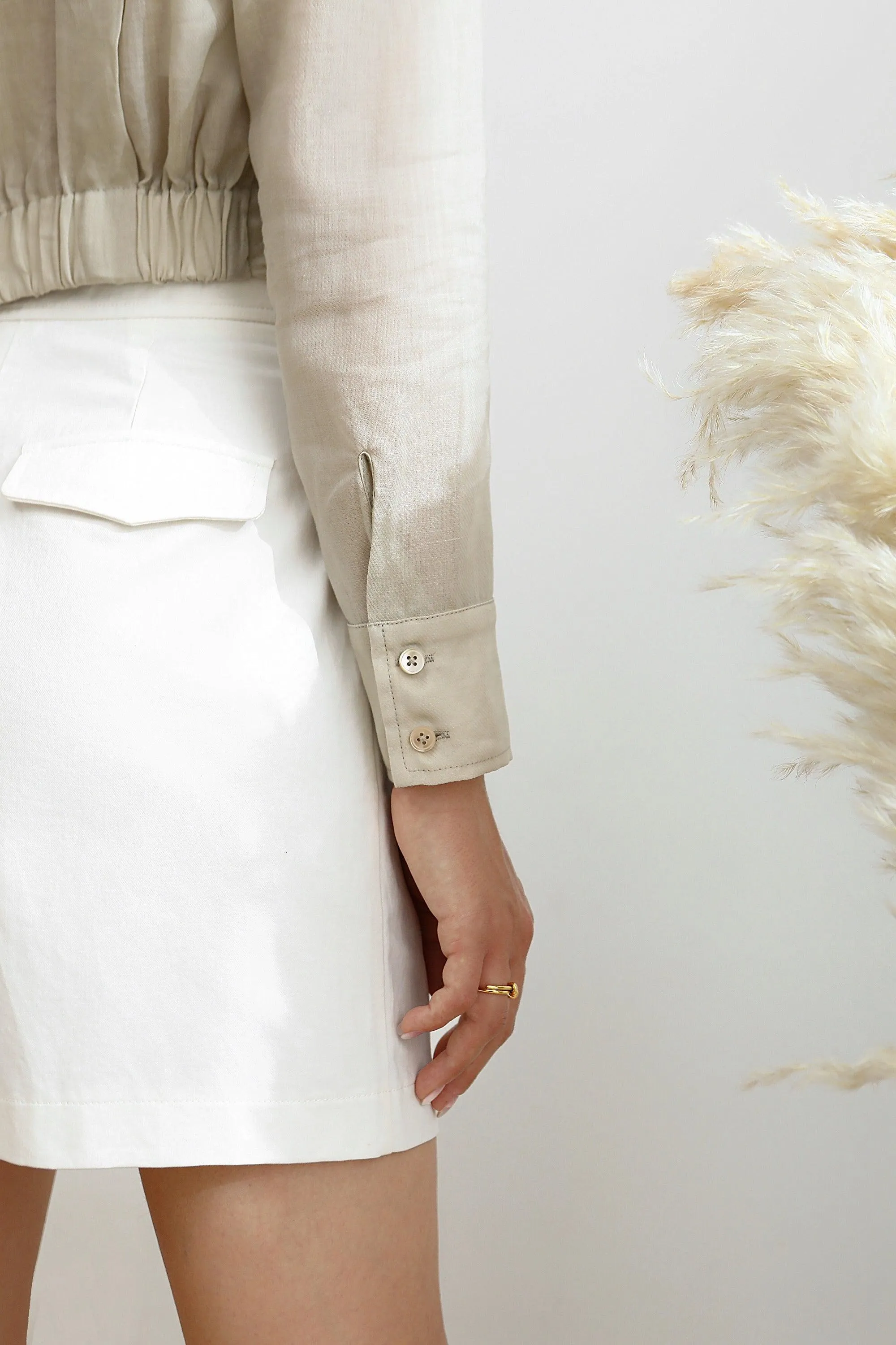 Airy Linen And Tencel Top