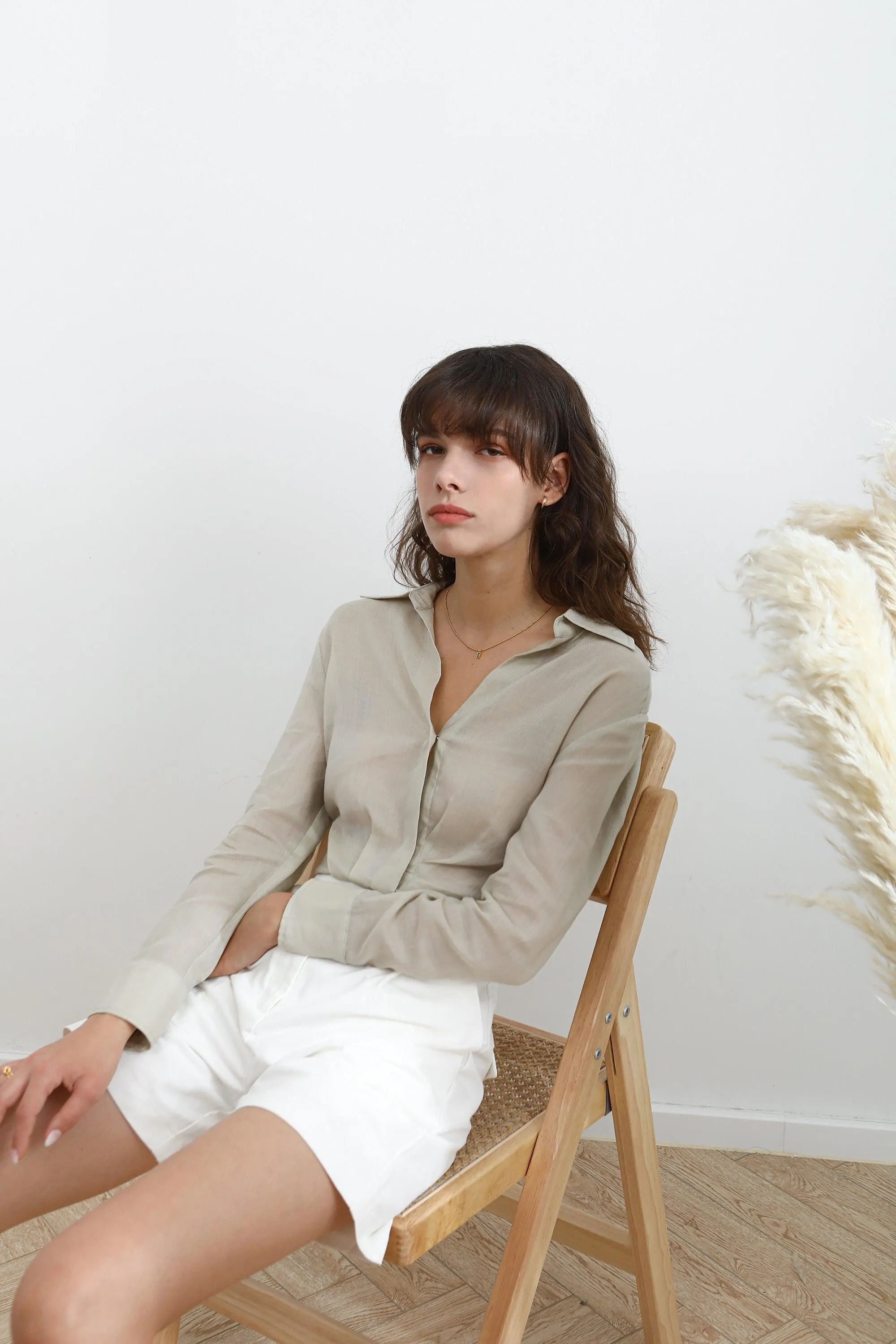 Airy Linen And Tencel Top