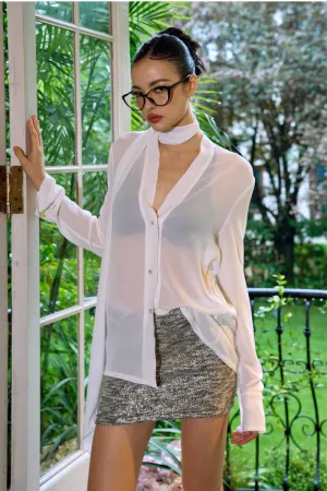 Airy See-Through Top