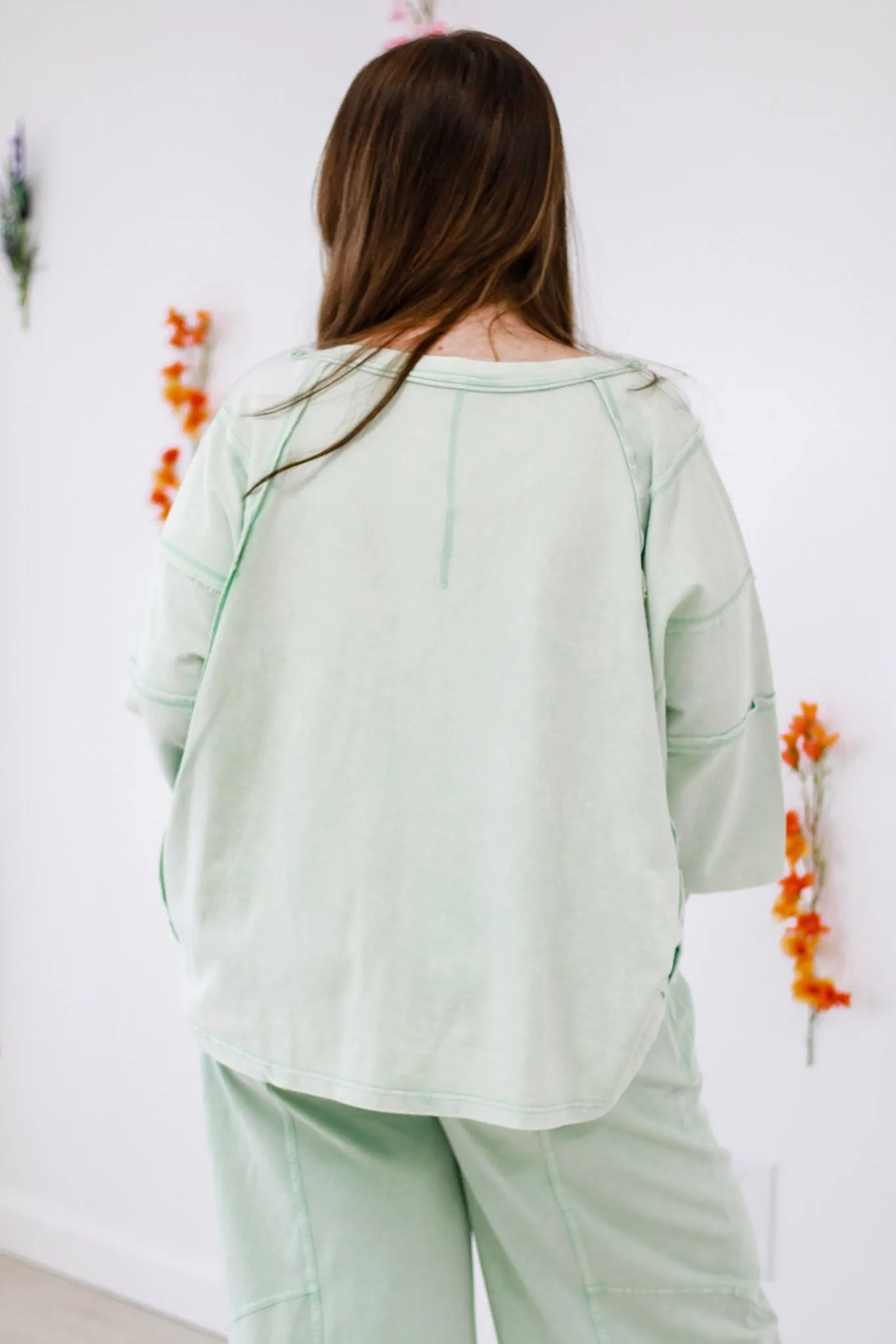 All For You Mineral Washed Top