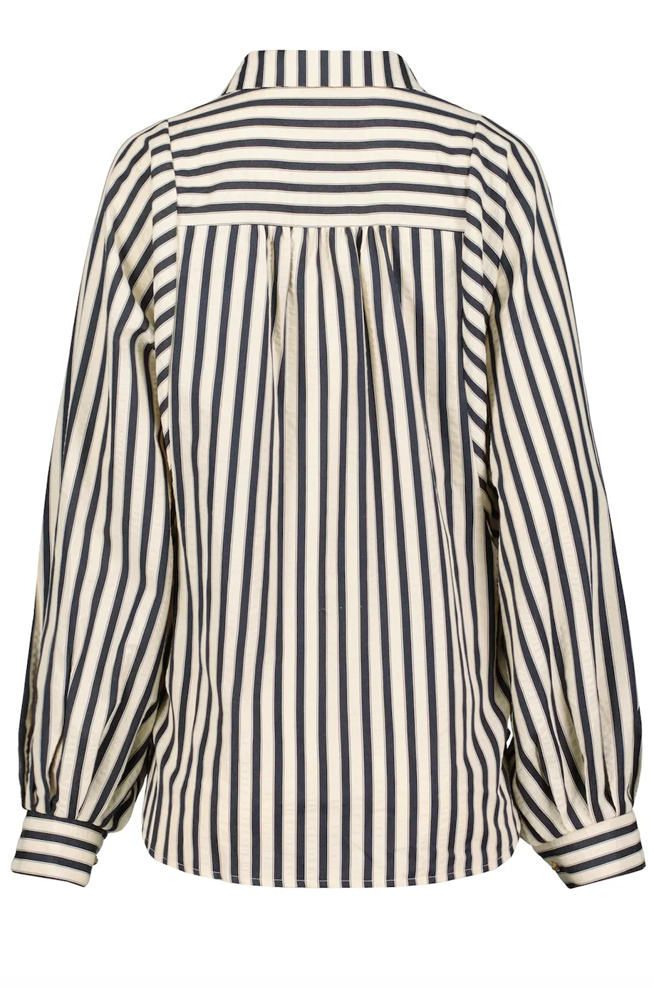 Aly Striped Top-Navy