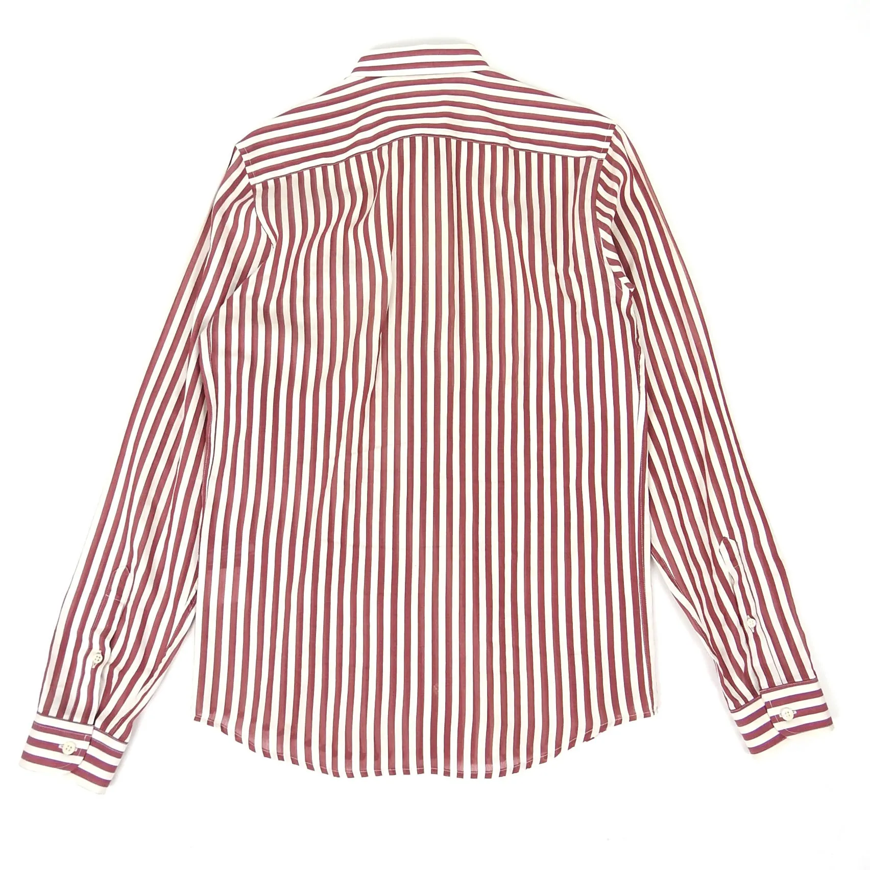 AMI Striped Shirt Red/White Size 38