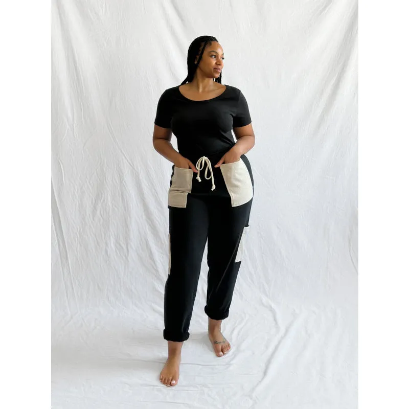 Ana   Zac Utility Pant Colour Block