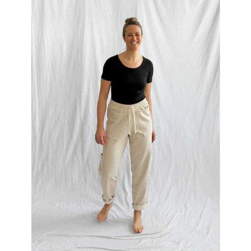 Ana   Zac Utility Pant Oatmeal