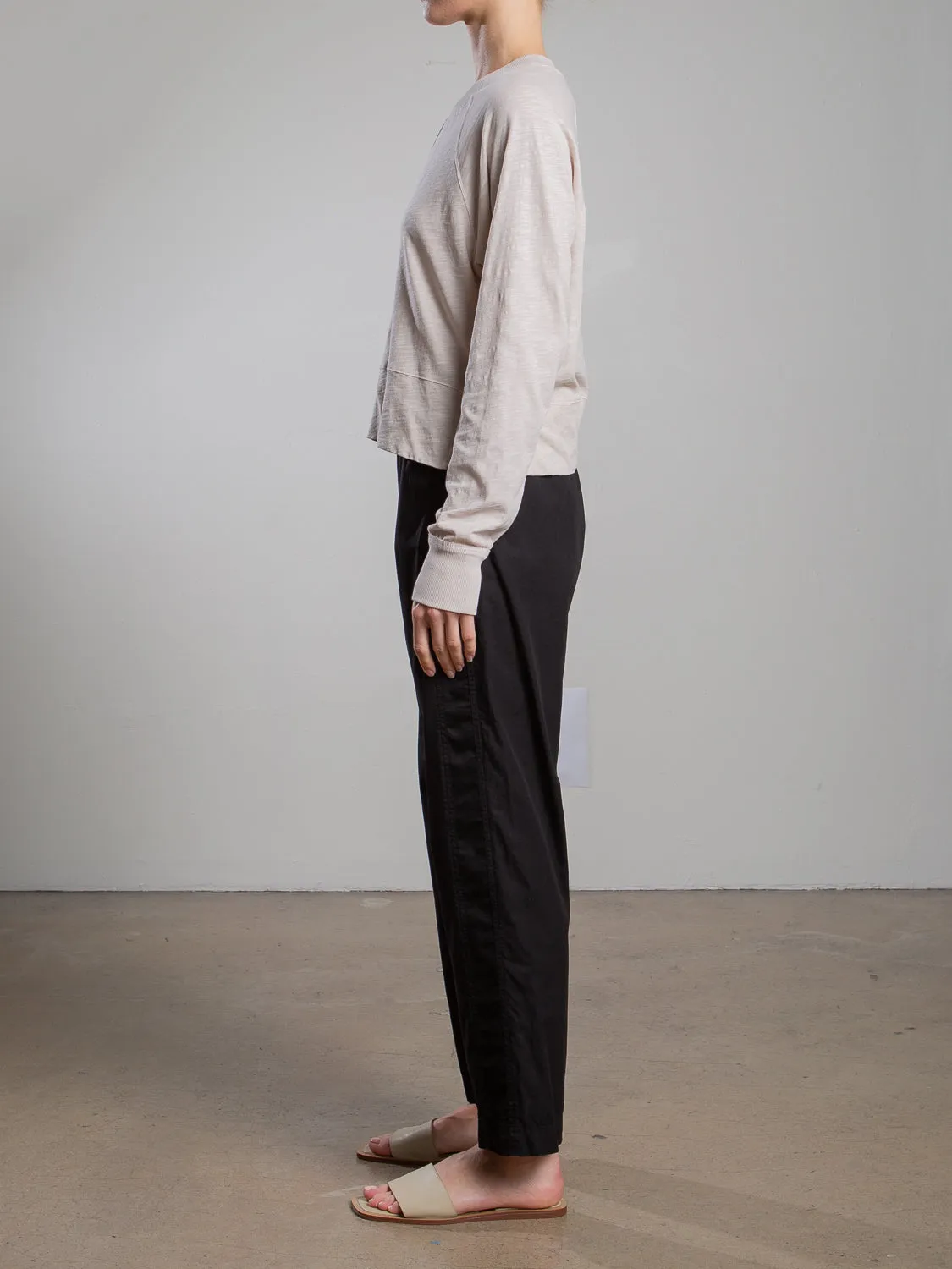Andy Pant in Paperweight Cotton - Black