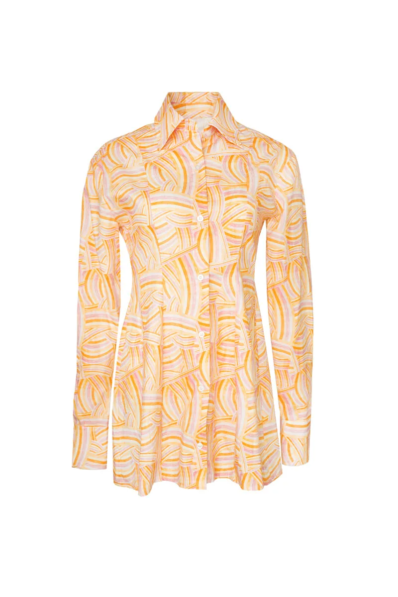 ANGRA BUTTON DRESS