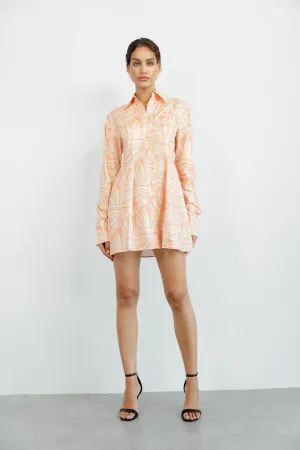 ANGRA BUTTON DRESS
