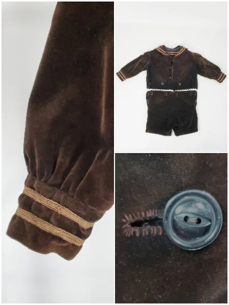 Antique Velvet Sailor Suit