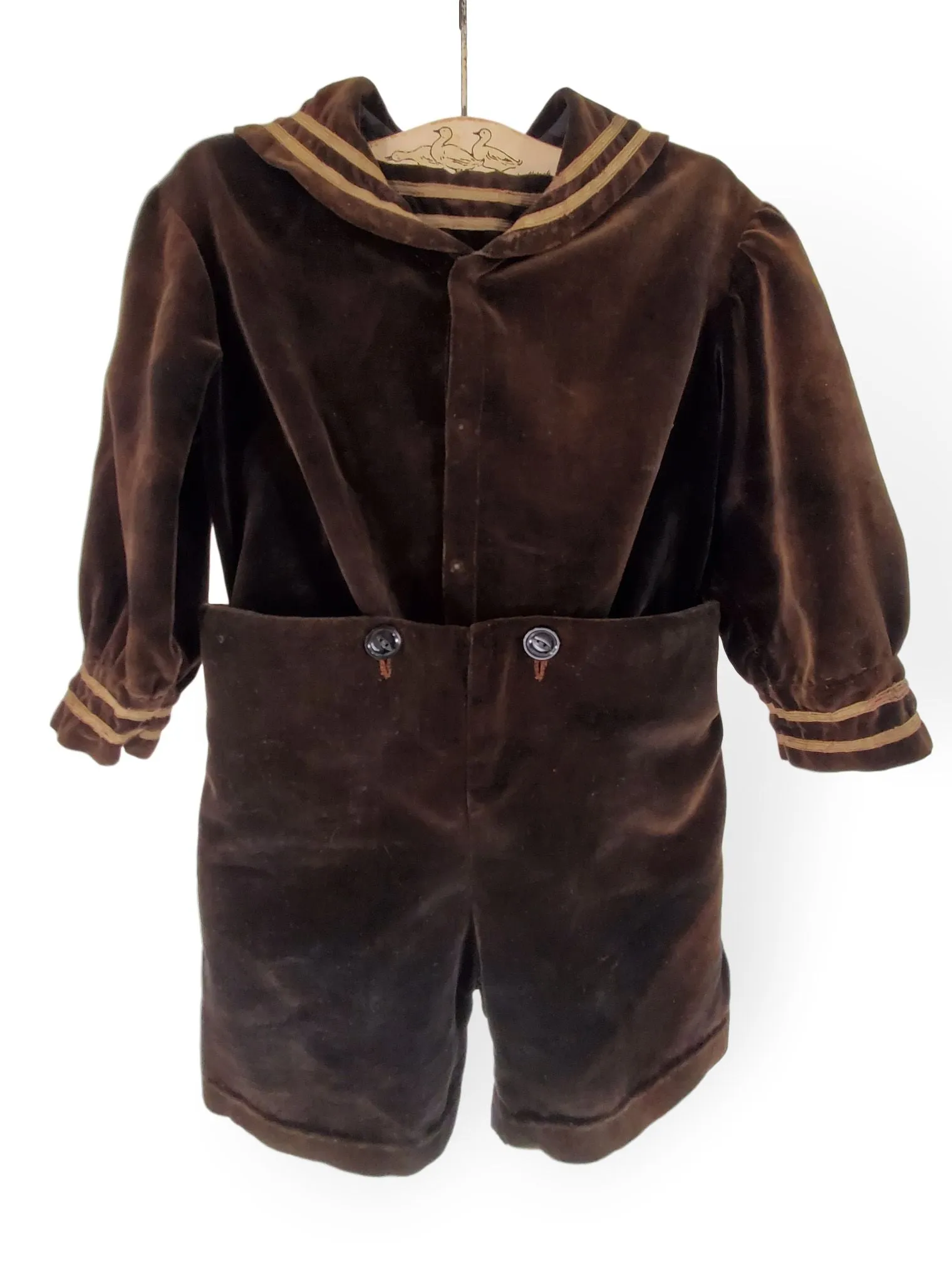 Antique Velvet Sailor Suit