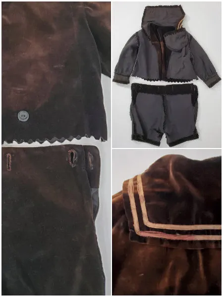 Antique Velvet Sailor Suit