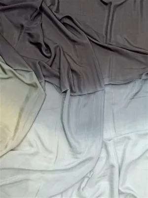 Artisanal Hand Dyed Soft Modal Muslin Mul Silk Ombre Shaded Fabric