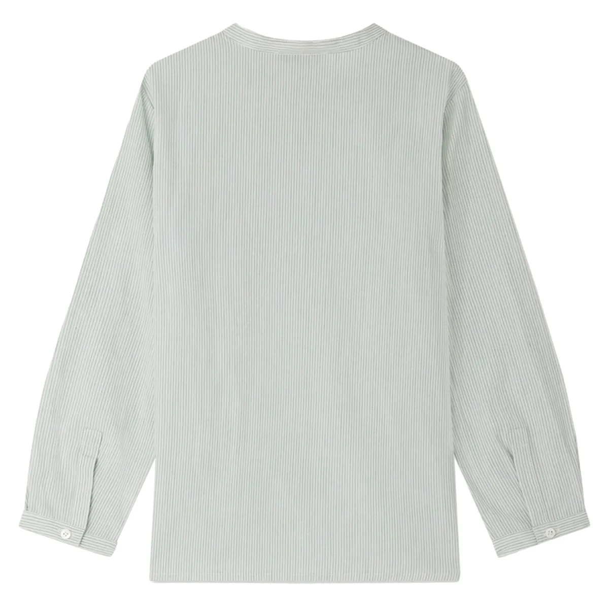Artiste English Green Striped Shirt