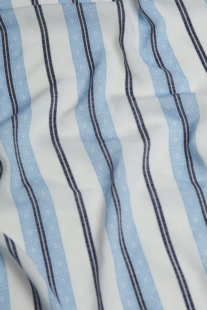 Aztec Stripe Print Shirt