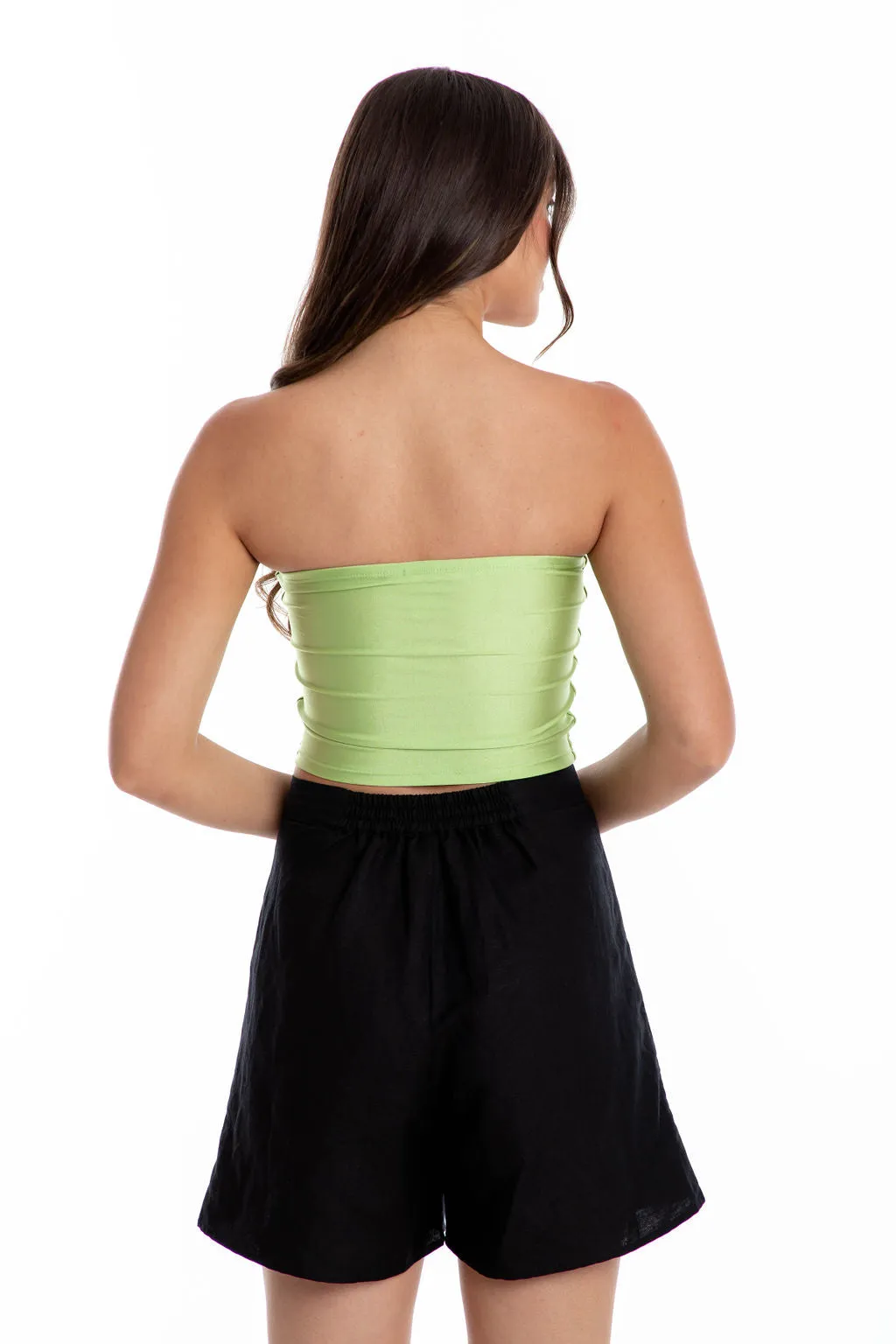 B021 Basic Bandeau Top - Apple