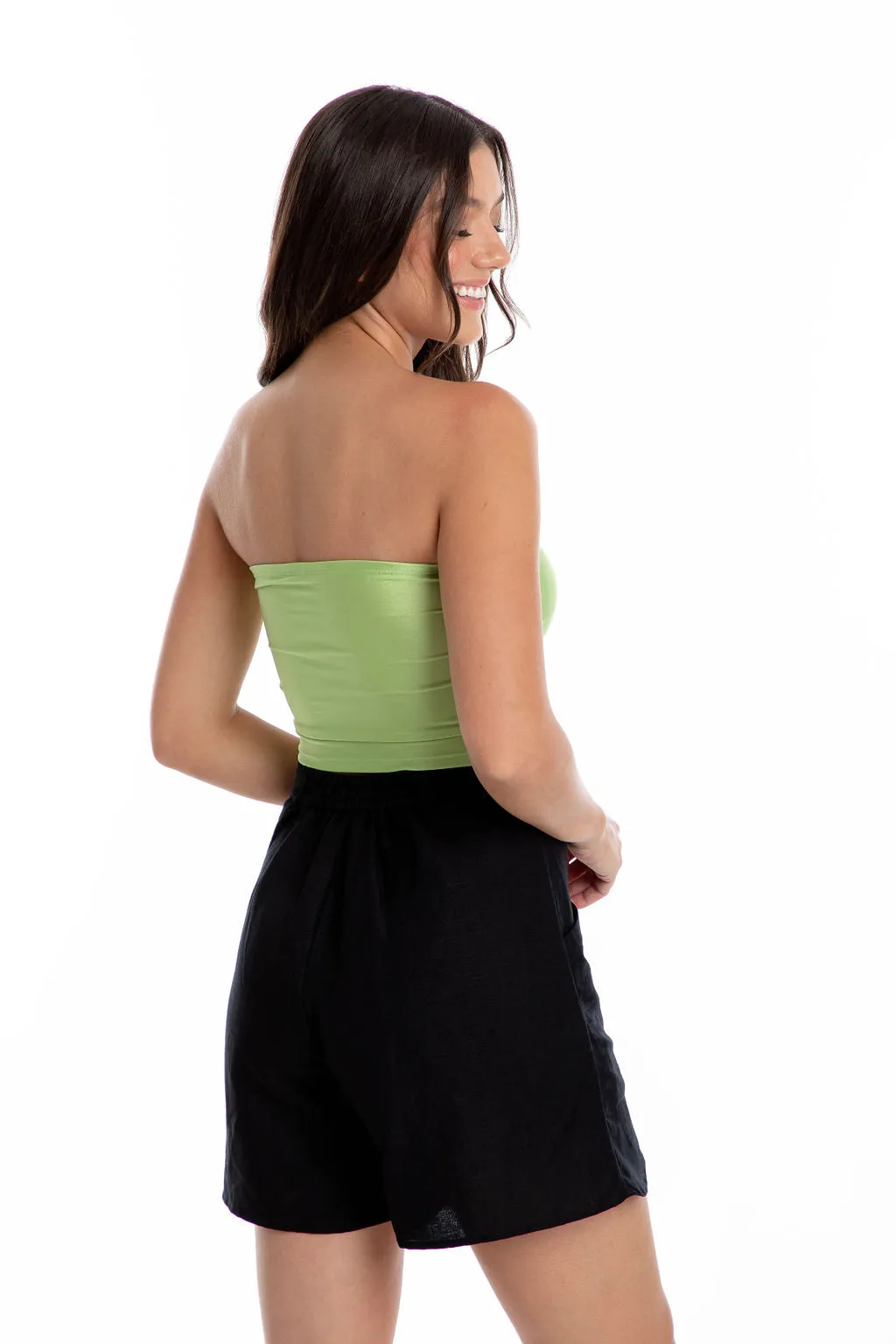 B021 Basic Bandeau Top - Apple