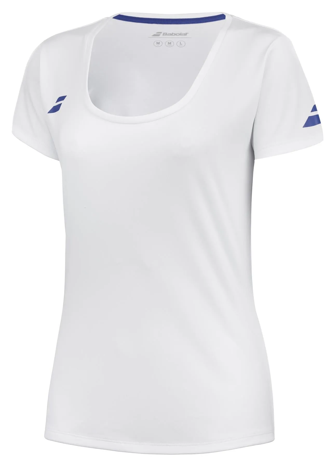 Babolat Play Womens Badminton Cap Sleeve Top - White