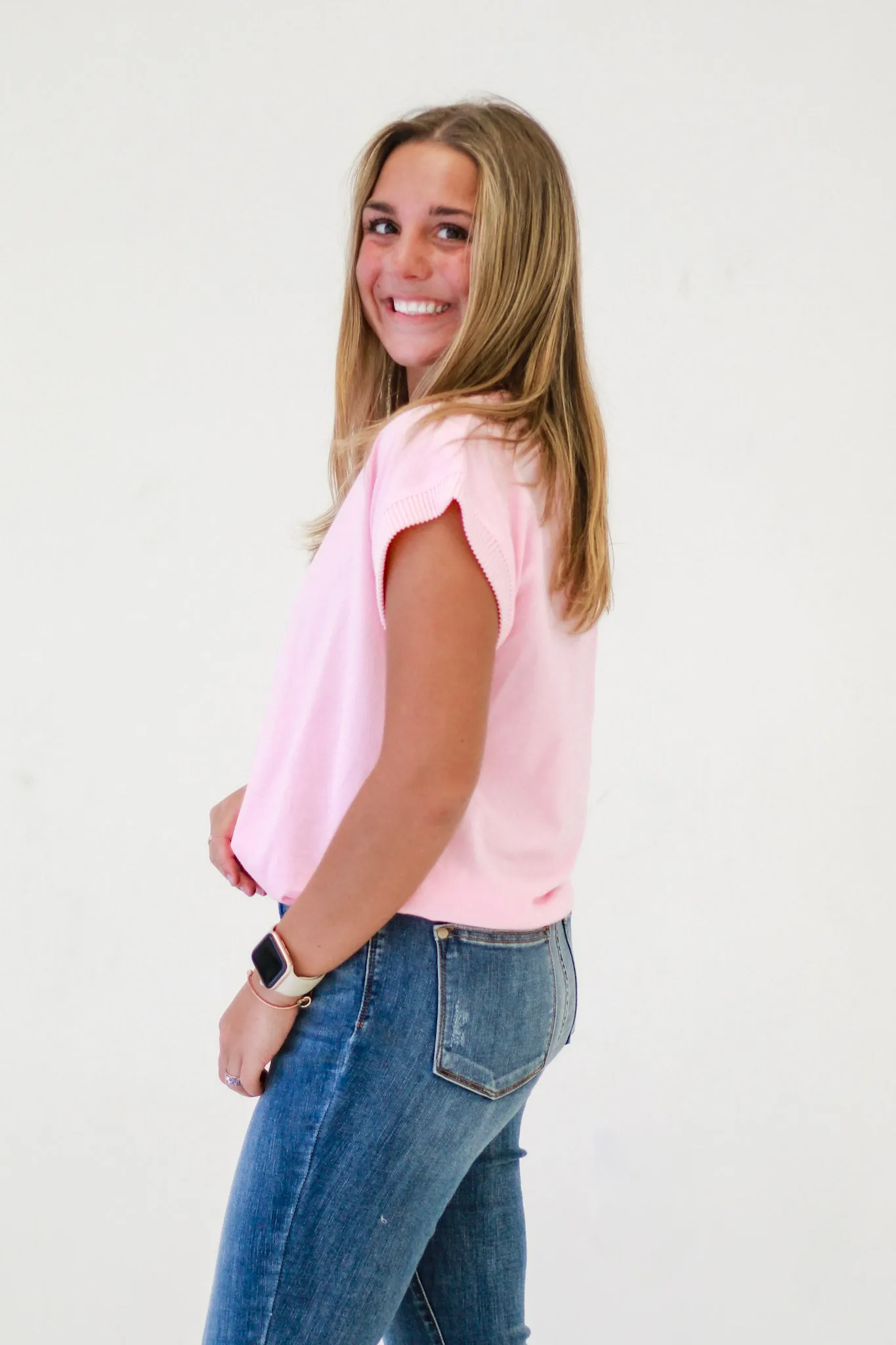 Back on the Boardwalk Pink Top