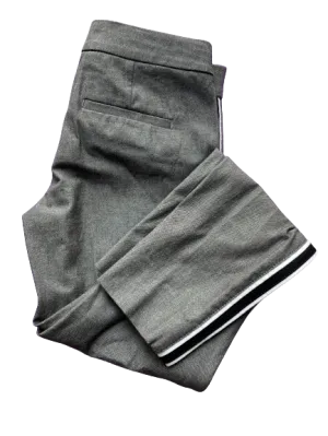 Banana Republic Grey Skinny-Fit Side-Stripe Pants