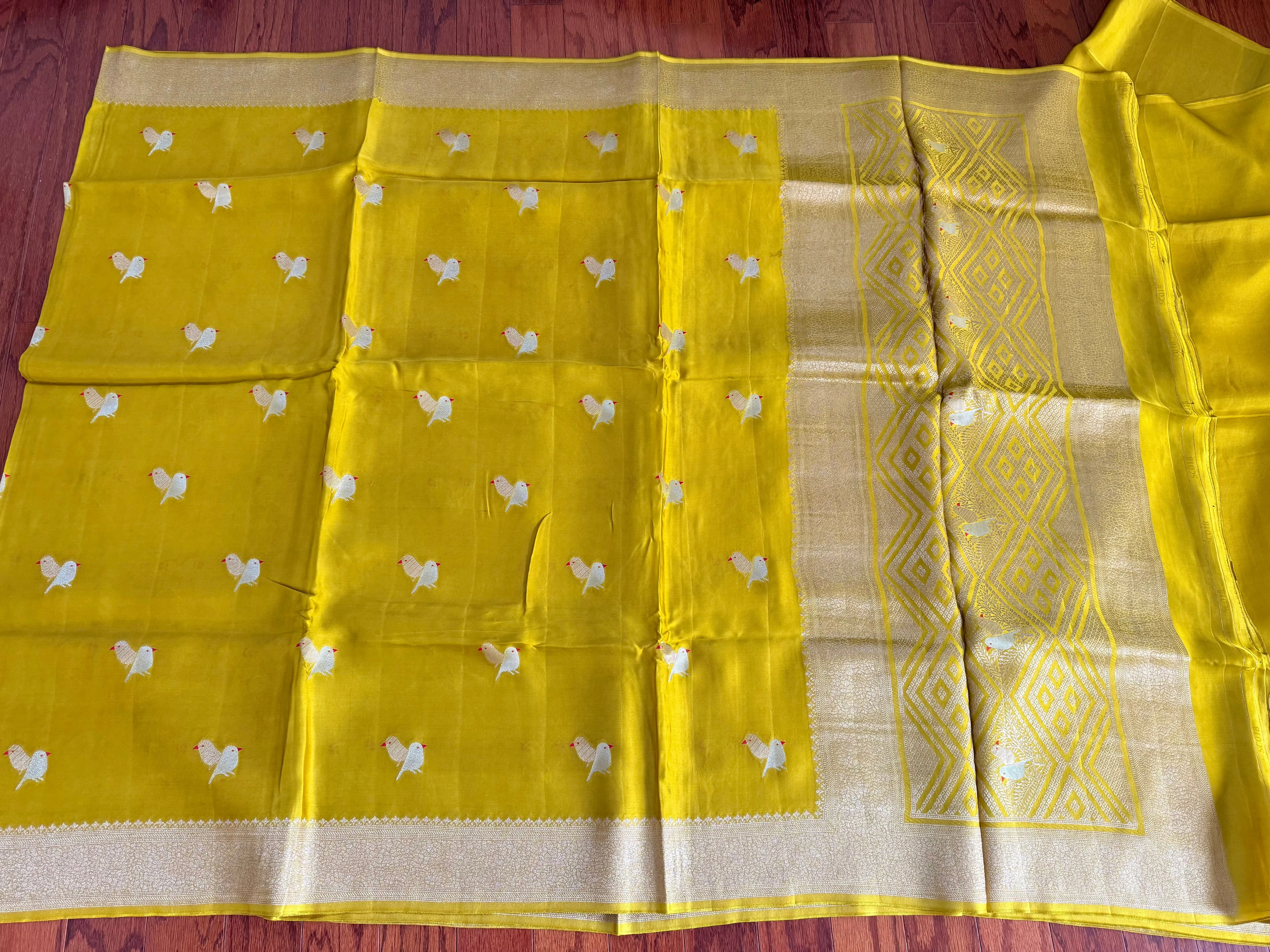 Banaras Munga Satin Silk Saree