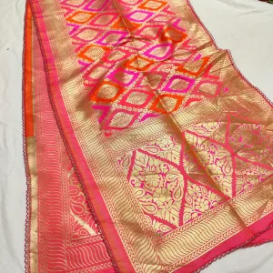 Banarasi Silk Stole Tilfi Jaal