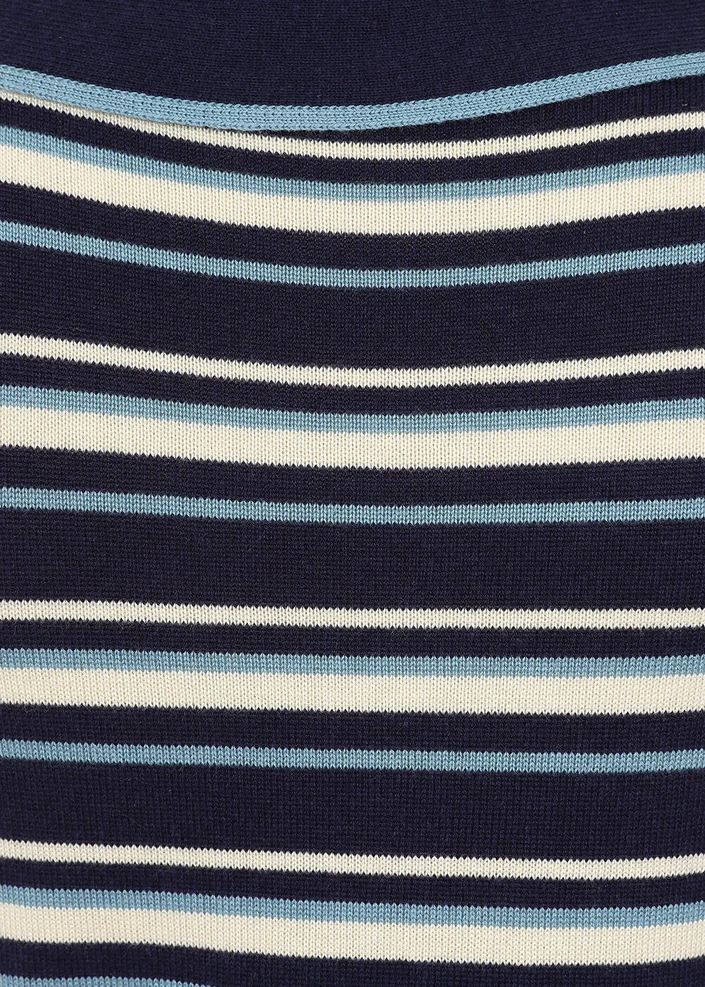 Banned Maisie Stripped Jumper Navy Blue
