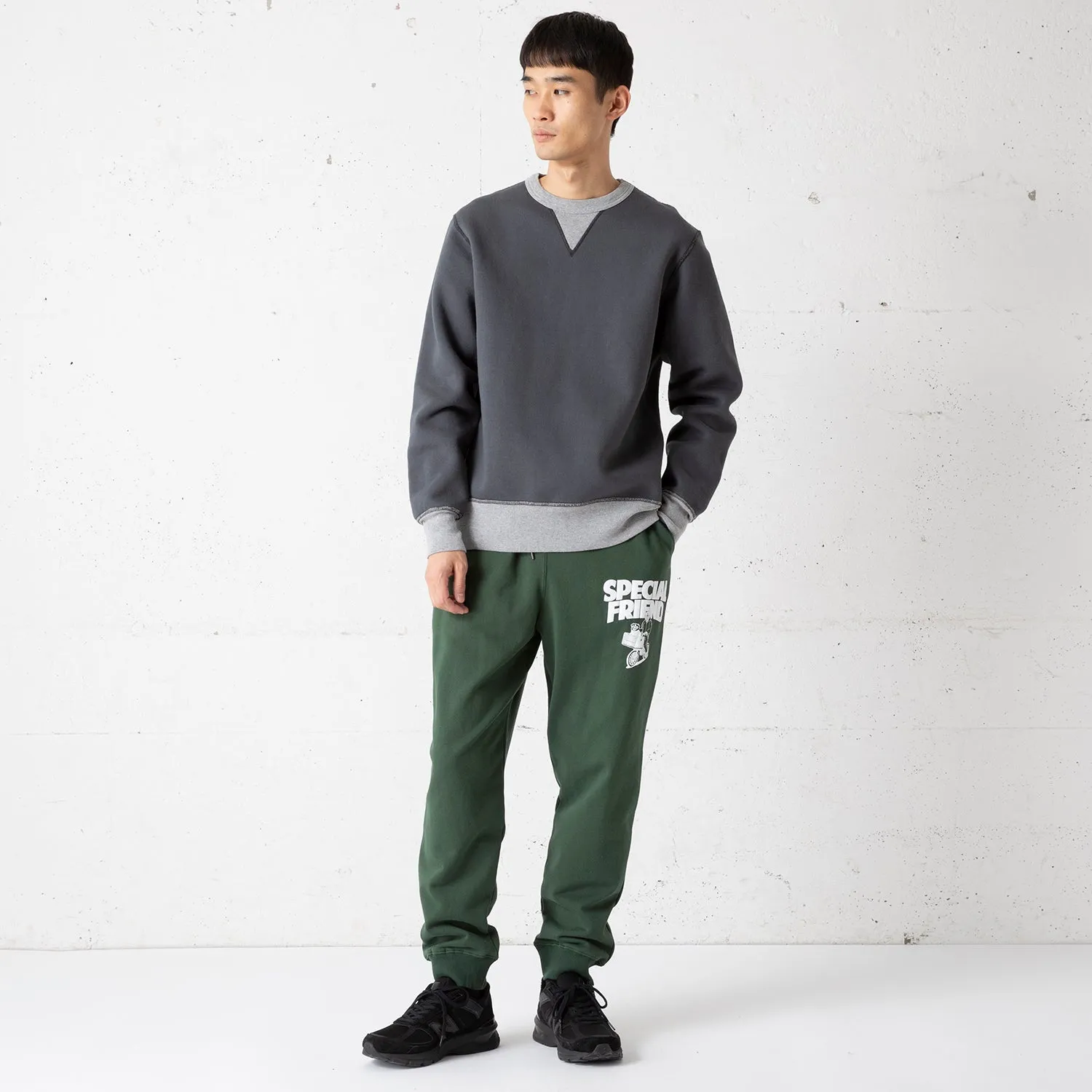 BARNS OUTFITTERS | バーンズ アウトフィッターズ　COZUN RIB CREW