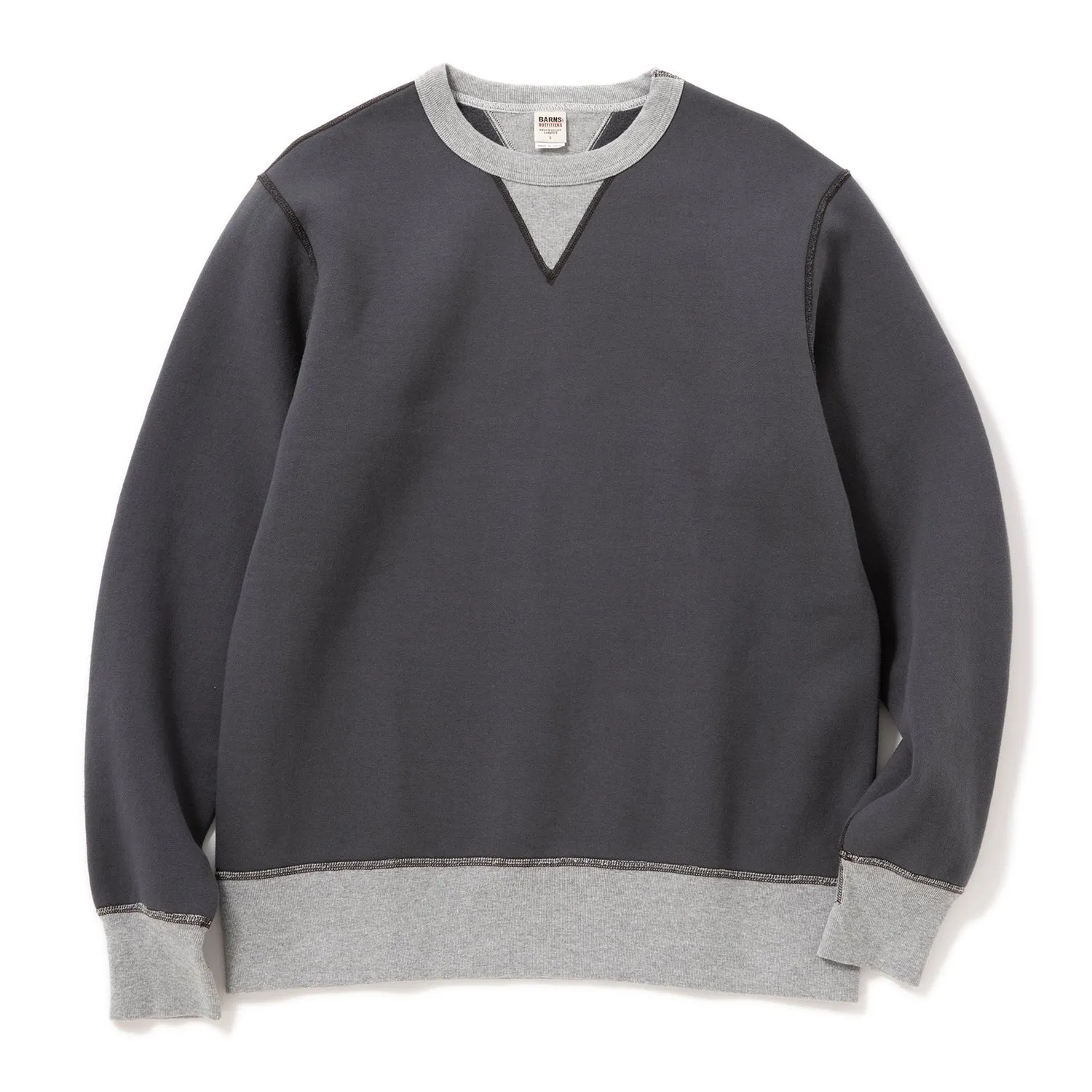 BARNS OUTFITTERS | バーンズ アウトフィッターズ　COZUN RIB CREW