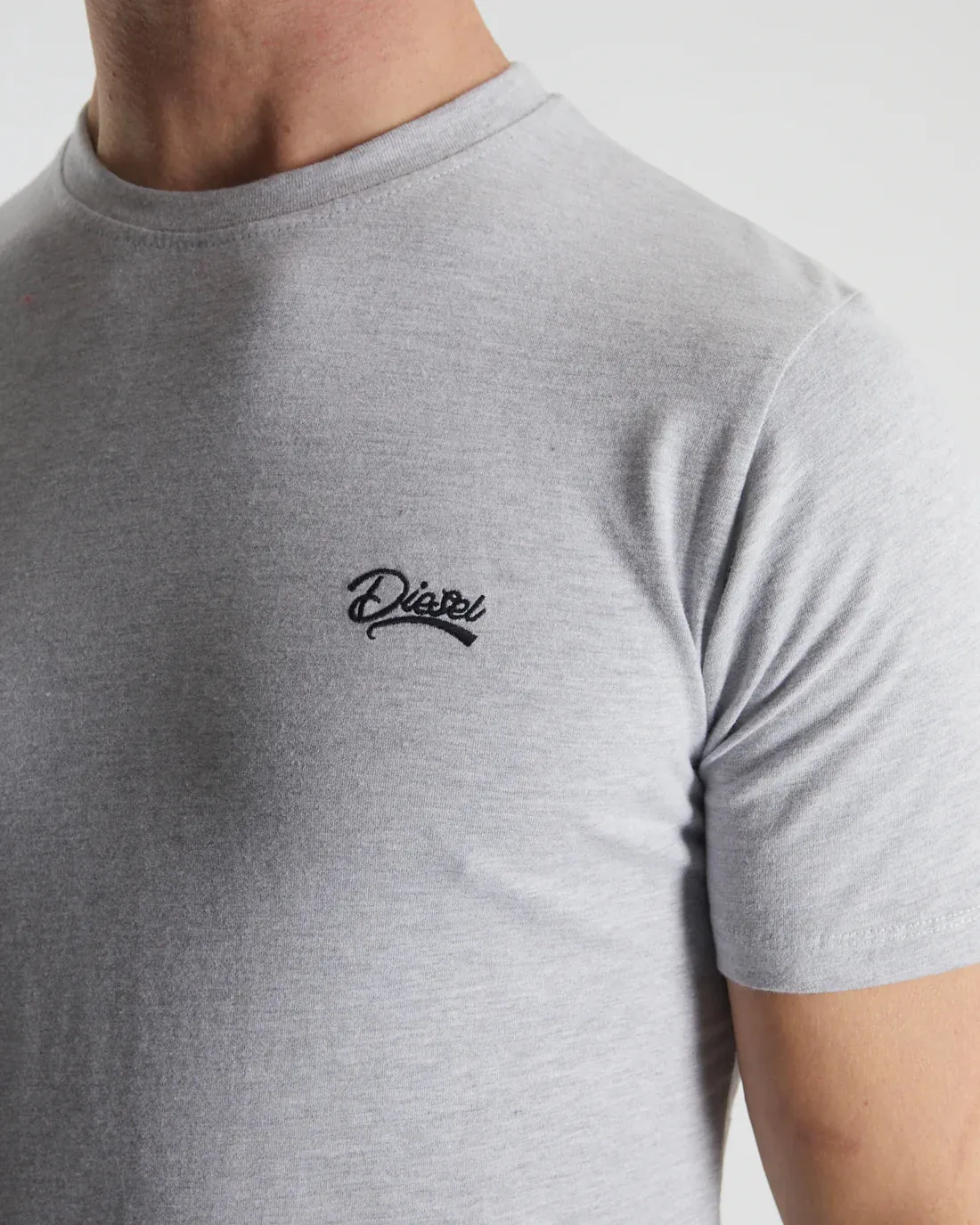 Basic Caden O Neck Tee | Pebble