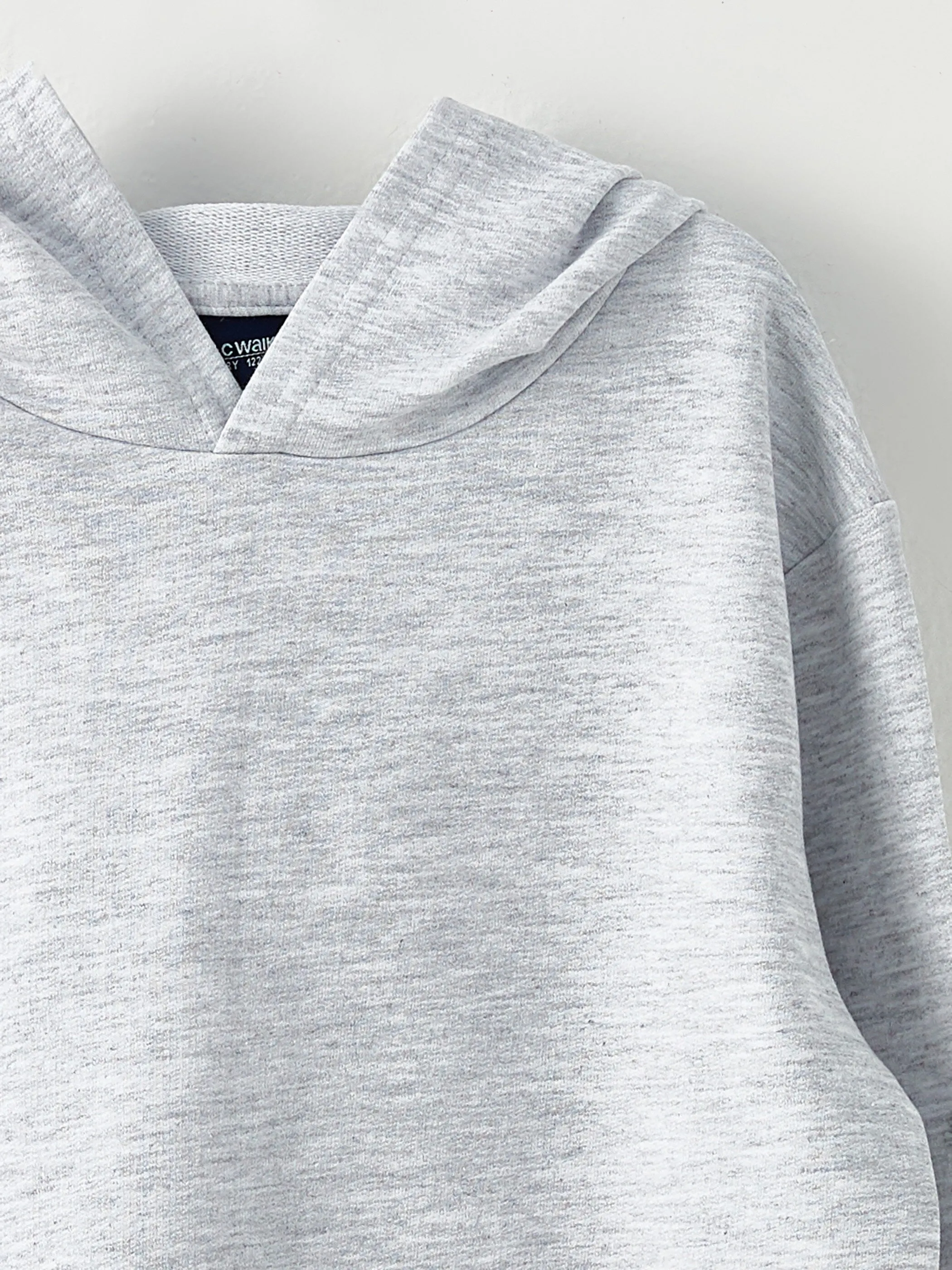 Basic Hooded Long Sleeve Boys Sweatshirt