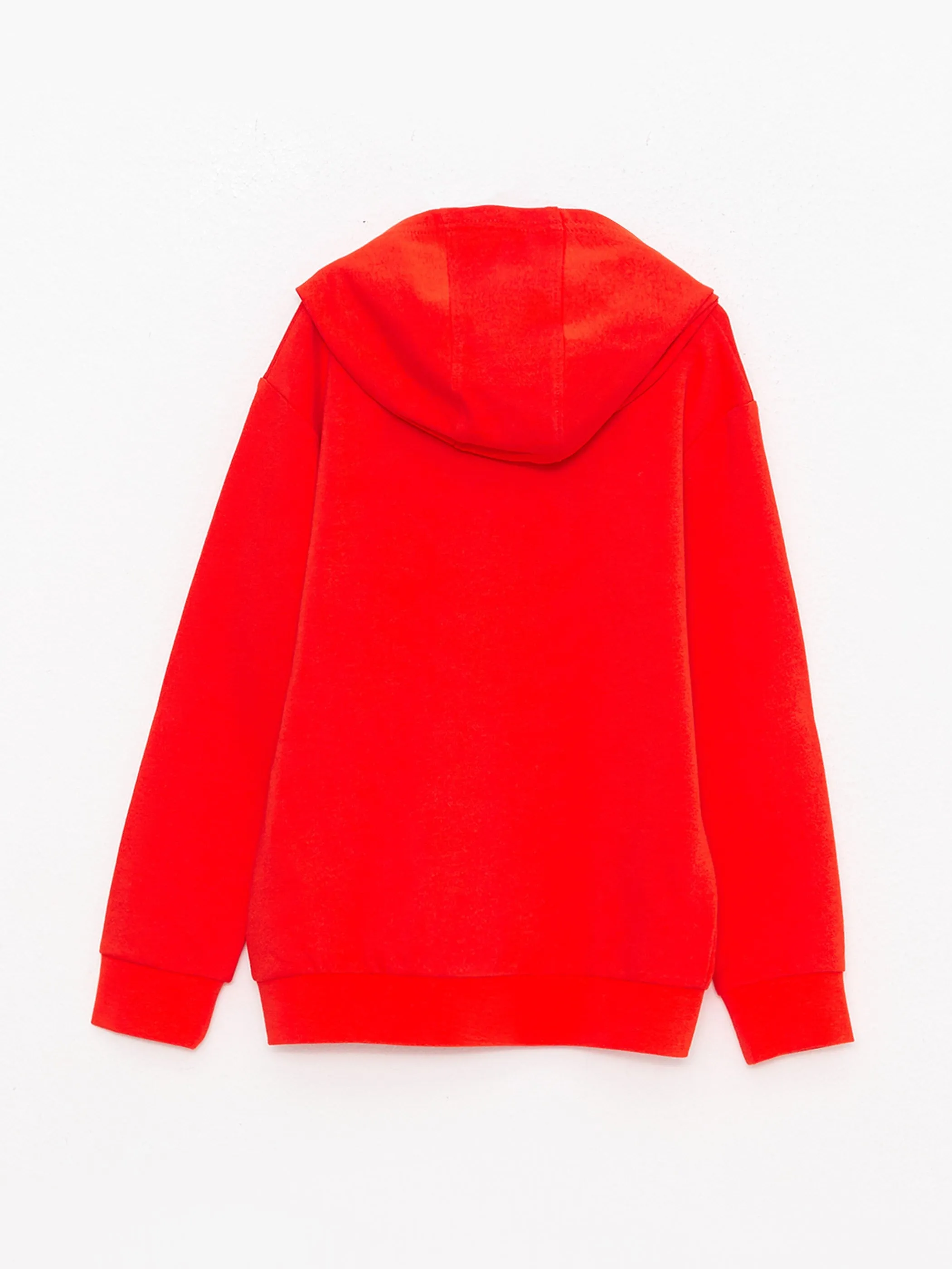 Basic Hooded Long Sleeve Boys Sweatshirt