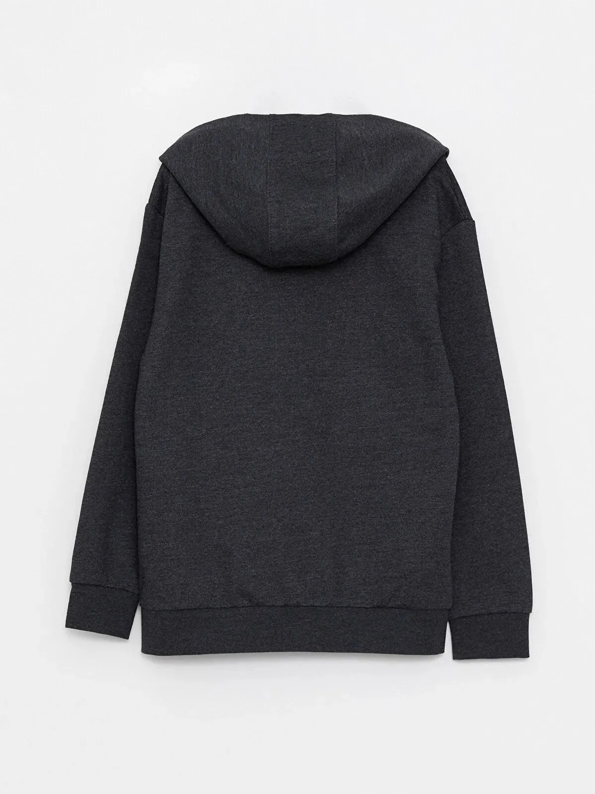Basic Hooded Long Sleeve Boys Sweatshirt