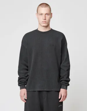 Basic Script Waffle Longsleeve
