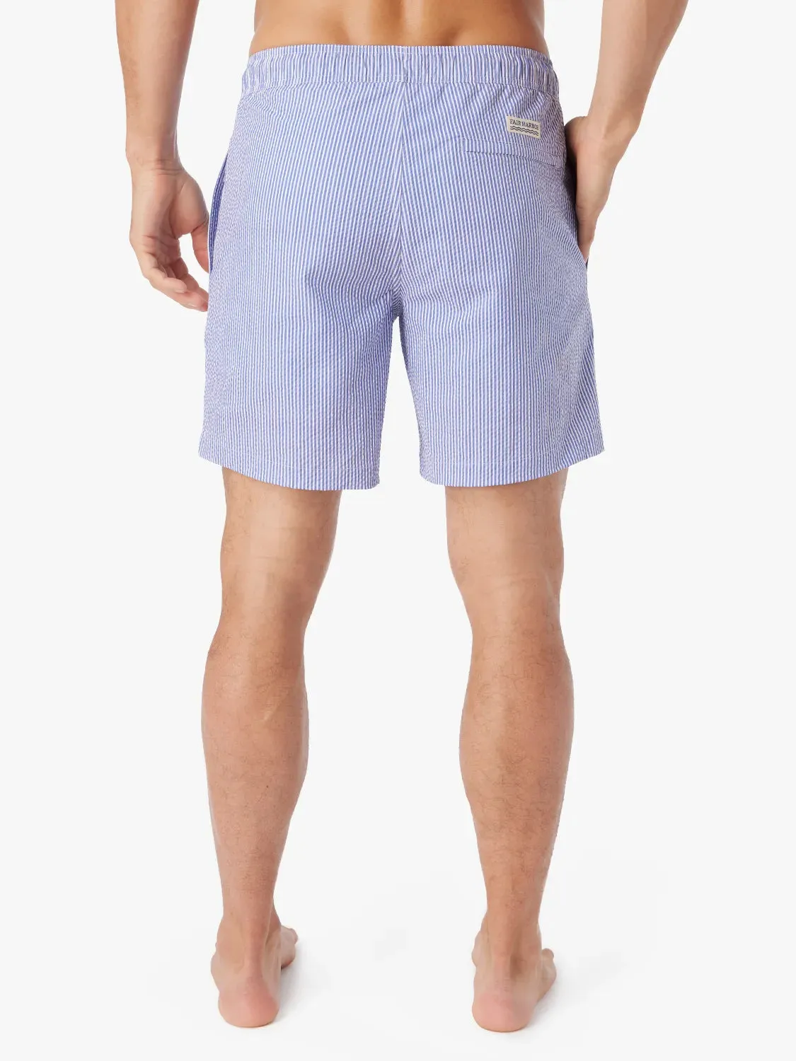 Bayberry Trunk | Light Blue Seersucker