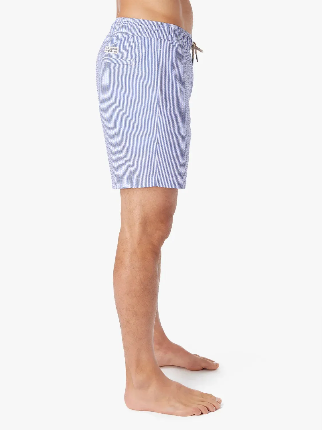 Bayberry Trunk | Light Blue Seersucker