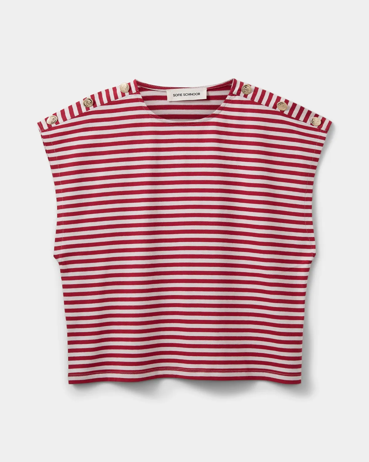 BAYSW T-SHIRT - Red Striped